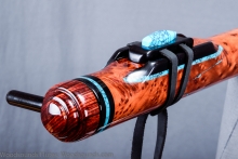 Redwood Burl Native American Flute, Minor, Bass A#-3, #L22A (0)